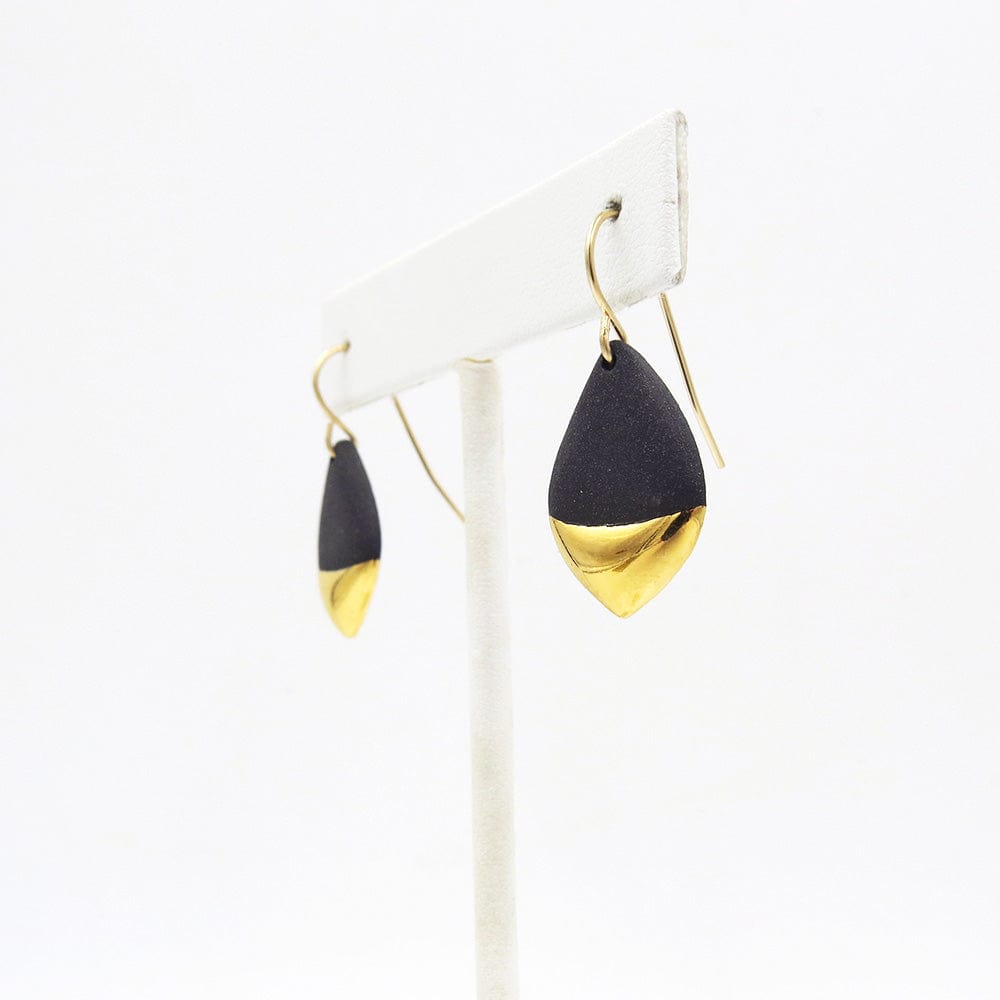 
                  
                    EAR-GF Black Gold Dipped Marquise Earrings
                  
                