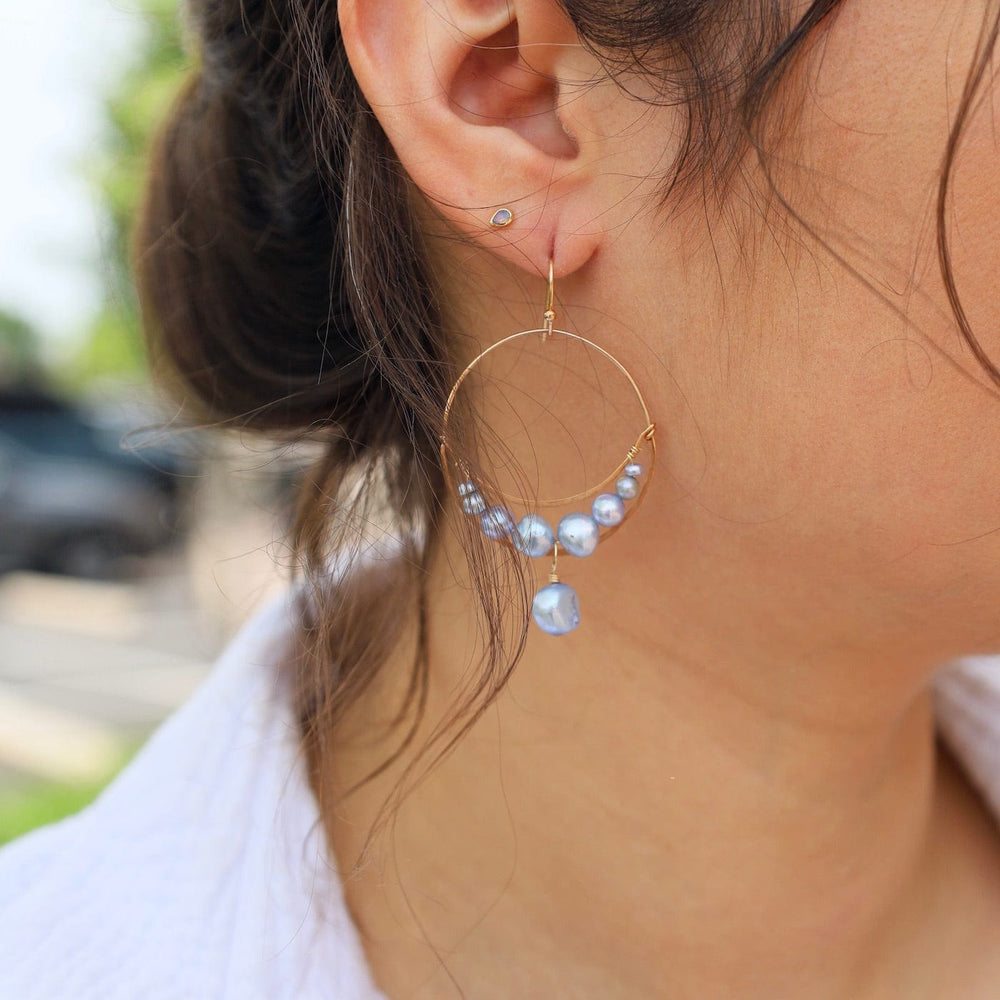 EAR-GF Blue Rising Tide Earrings