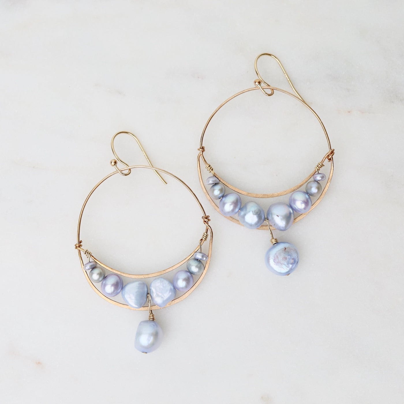 EAR-GF Blue Rising Tide Earrings