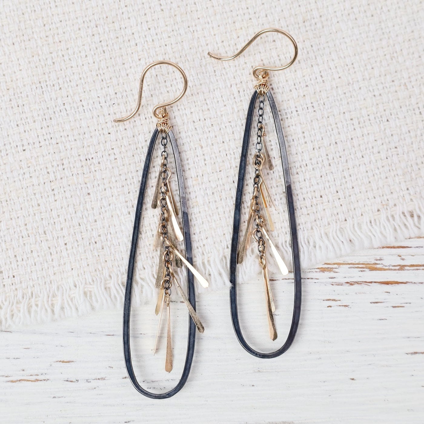 EAR-GF Captured Fringe Earrings