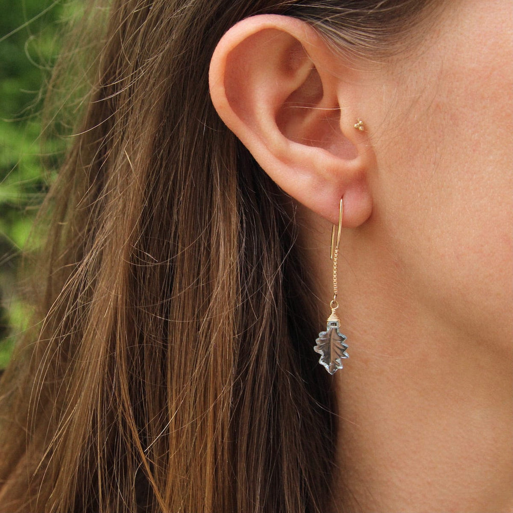 
                      
                        EAR-GF Carved Blue Topaz Leaf Earring
                      
                    