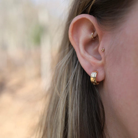 EAR-GF Chunky Gold Filled Hoop Earrings