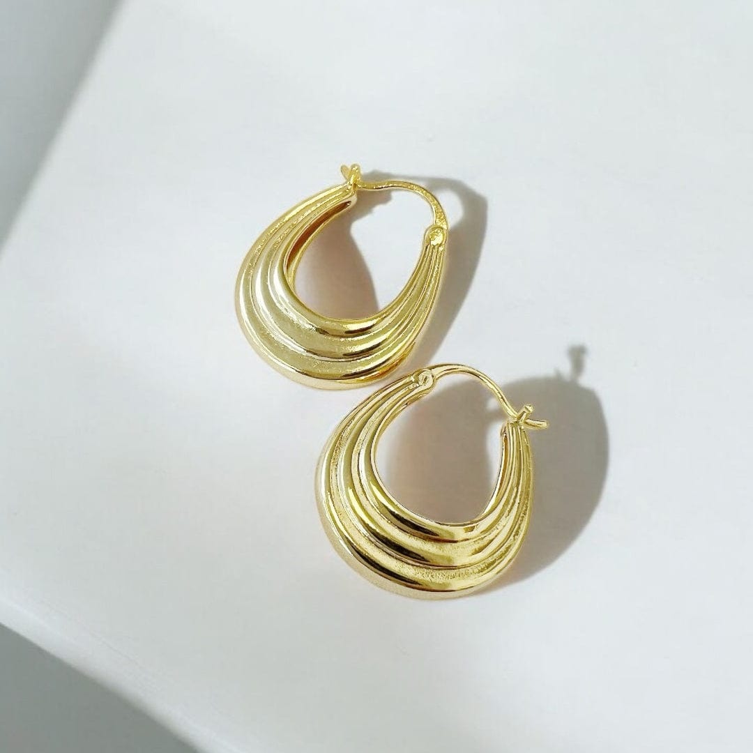 EAR-GF Claire Hoops Earrings