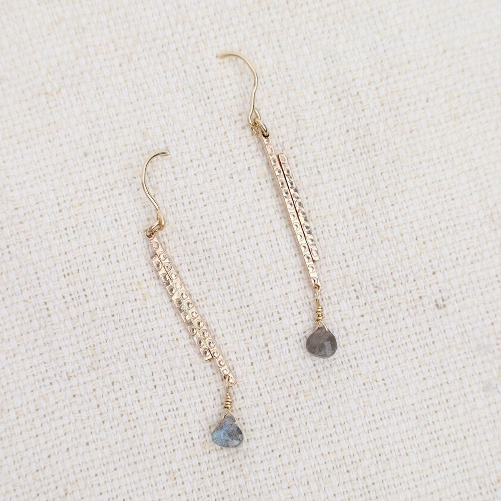 
                  
                    EAR-GF Double Bar Earrings with Labradorite
                  
                