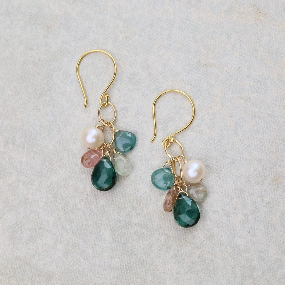 
                      
                        ear-gf Double Golden Links Earrings in Green Quartz
                      
                    