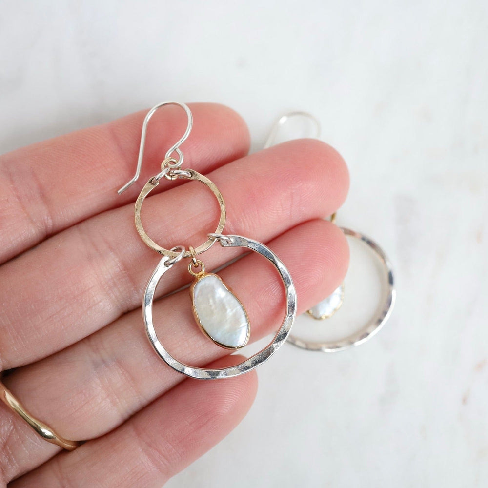 
                  
                    EAR-GF Double Loop Pearl Earring
                  
                