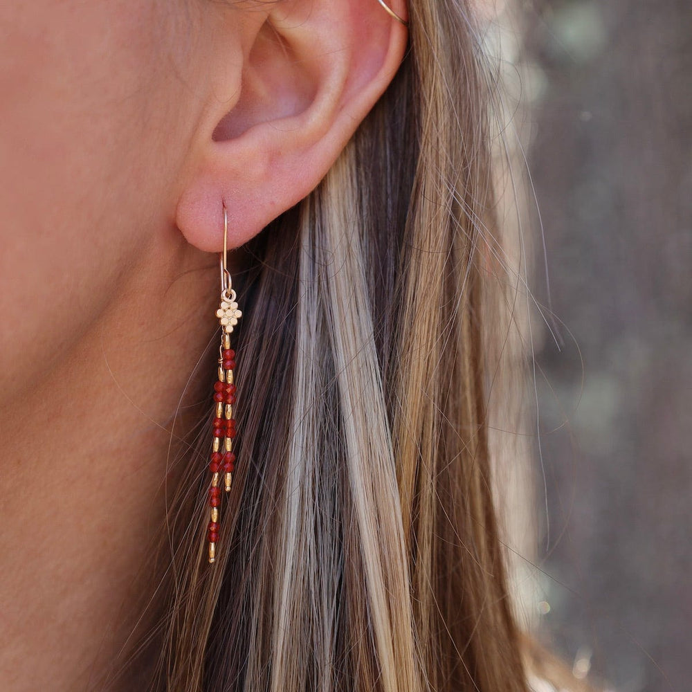 
                      
                        EAR-GF Double Sticks of Carnelian Earring
                      
                    