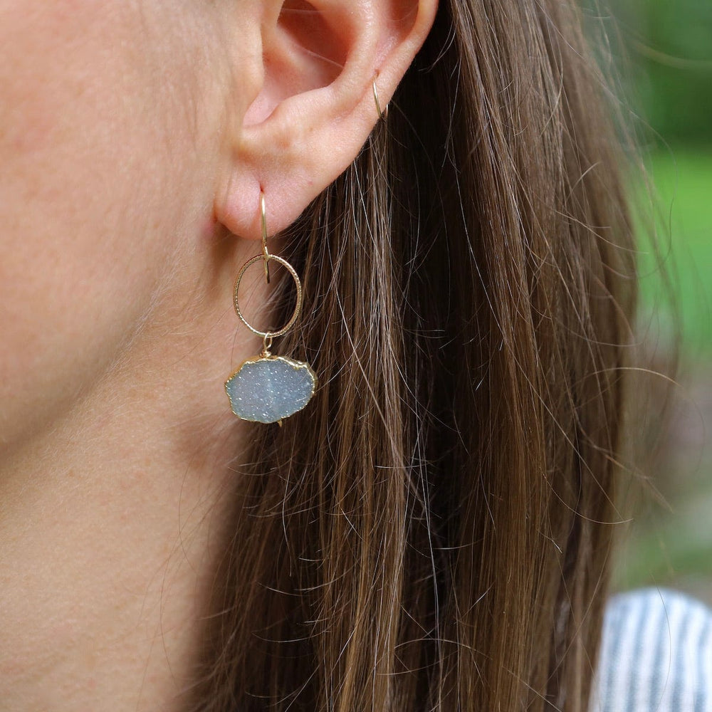 
                  
                    EAR-GF Druzy Loop Earrings
                  
                