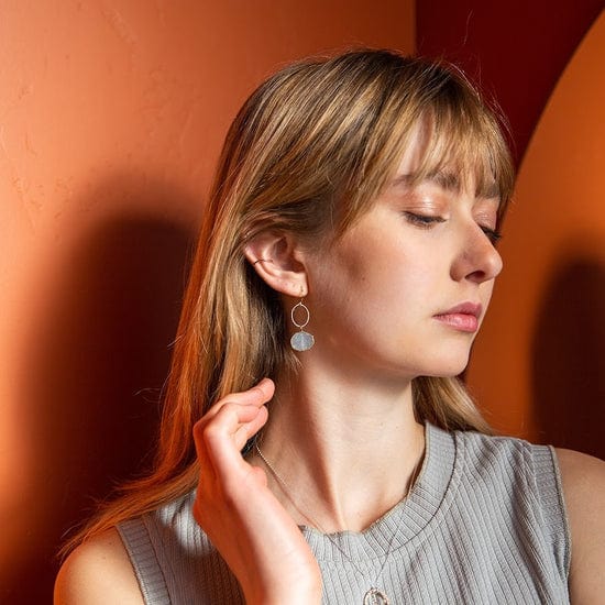 
                  
                    EAR-GF Druzy Loop Earrings
                  
                