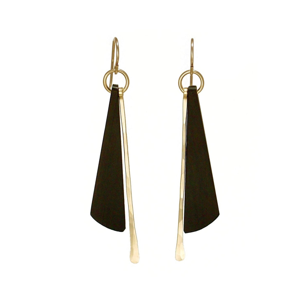 EAR-GF Ebony Kira Earrings Gold