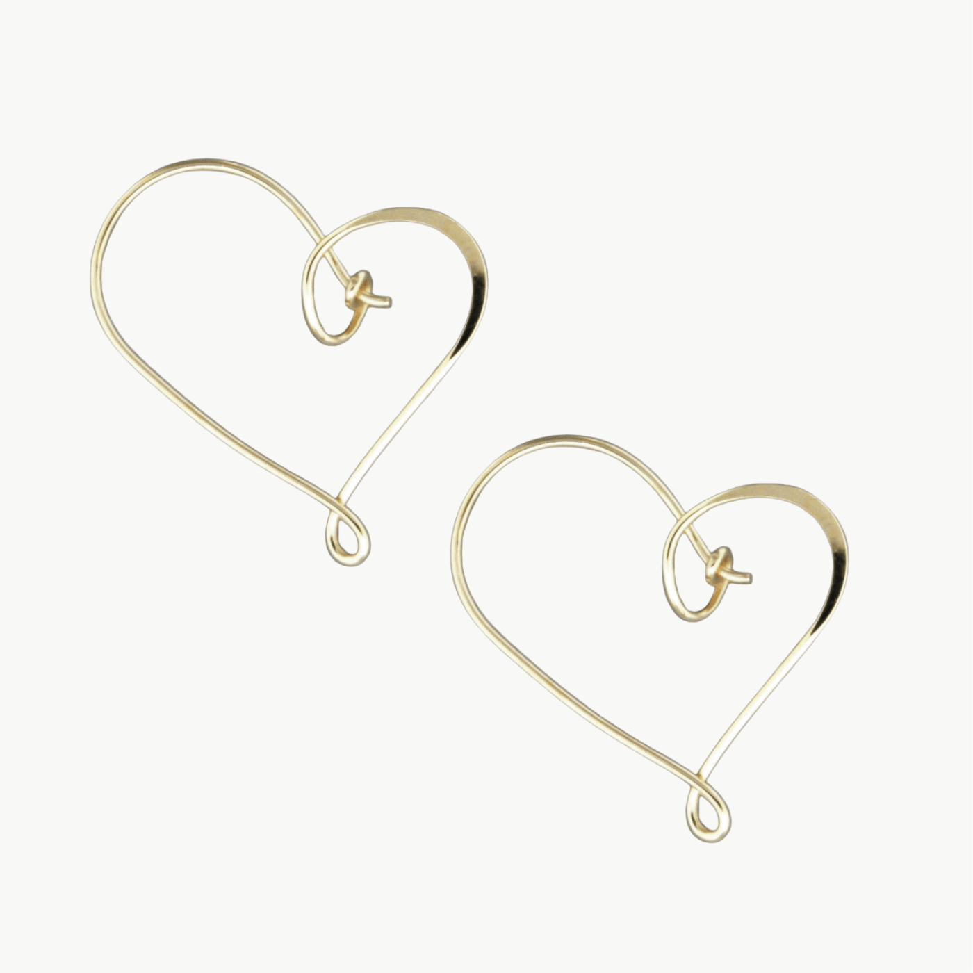 EAR-GF Enclosed Heart Earrings