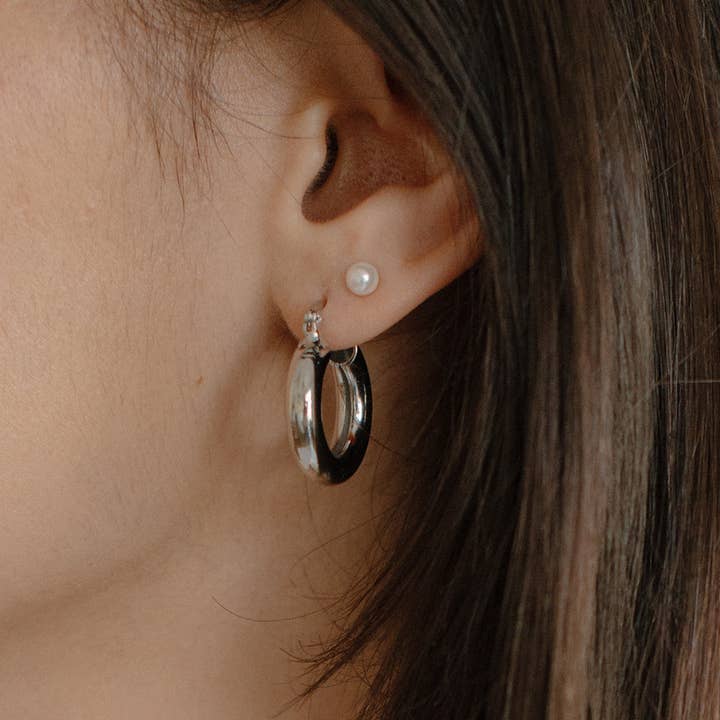 EAR-GF Erin Hoops Earrings Gold Filled