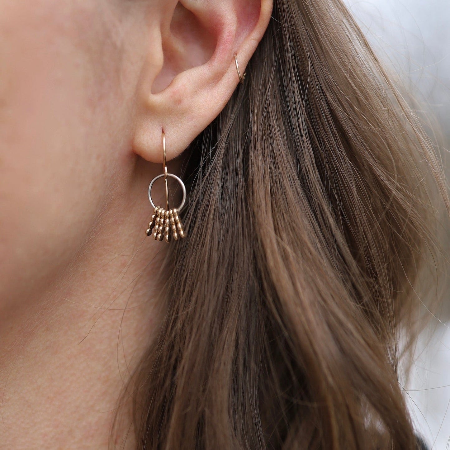 EAR-GF Fan Bar Earrings