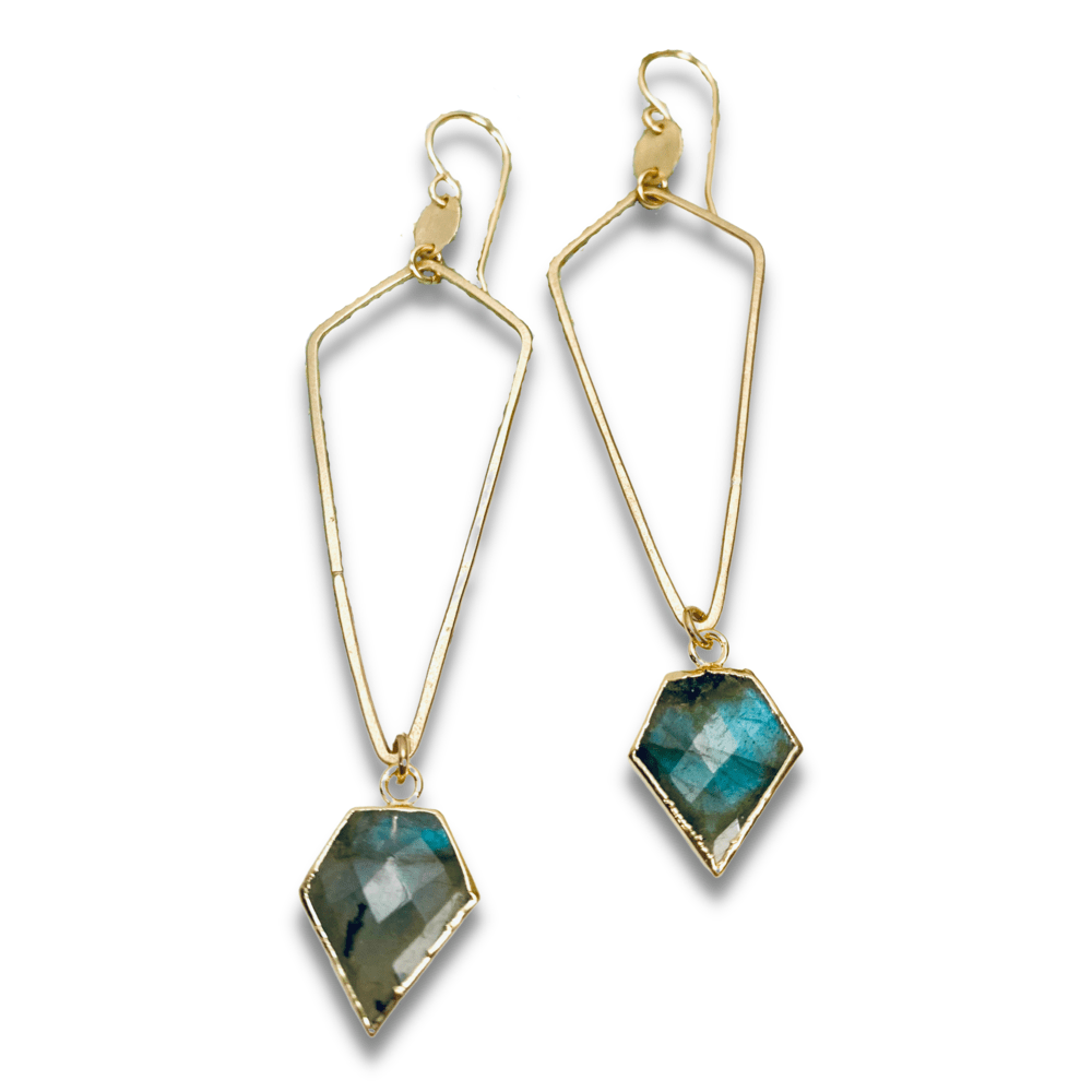 
                  
                    EAR-GF Geo Statement Labradorite Drop Earrings
                  
                