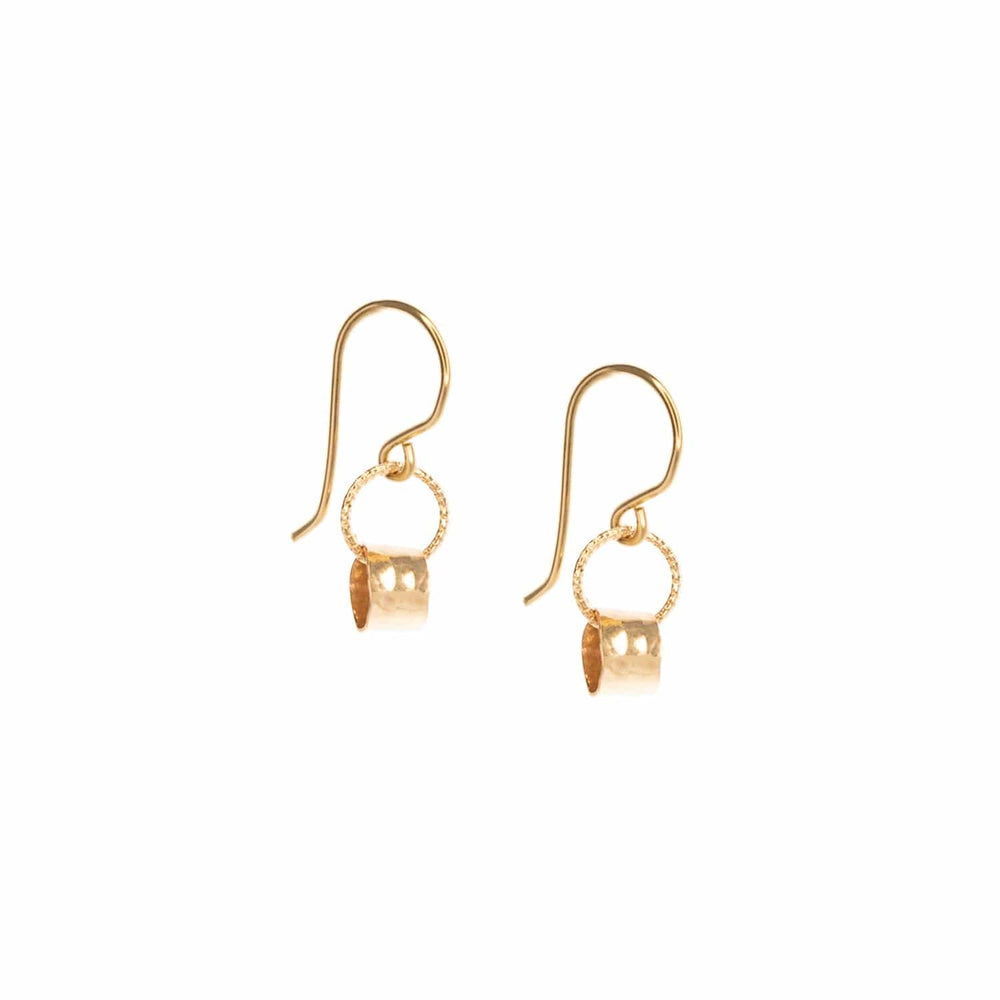 EAR-GF Gilded Barrel Earrings