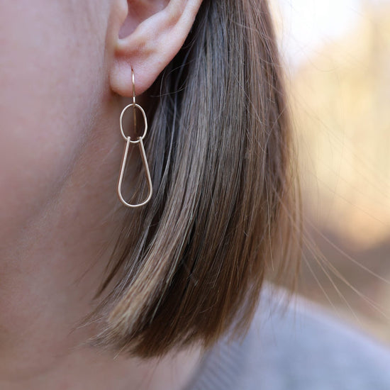 EAR-GF Gold Fill Double Drop Earring