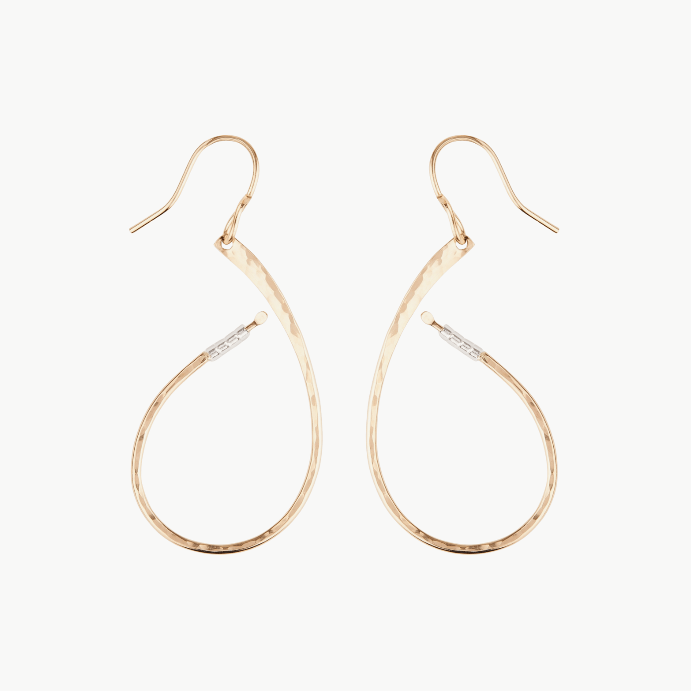 EAR-GF Gold Filled Beaded Dancer Teardrop Earrings