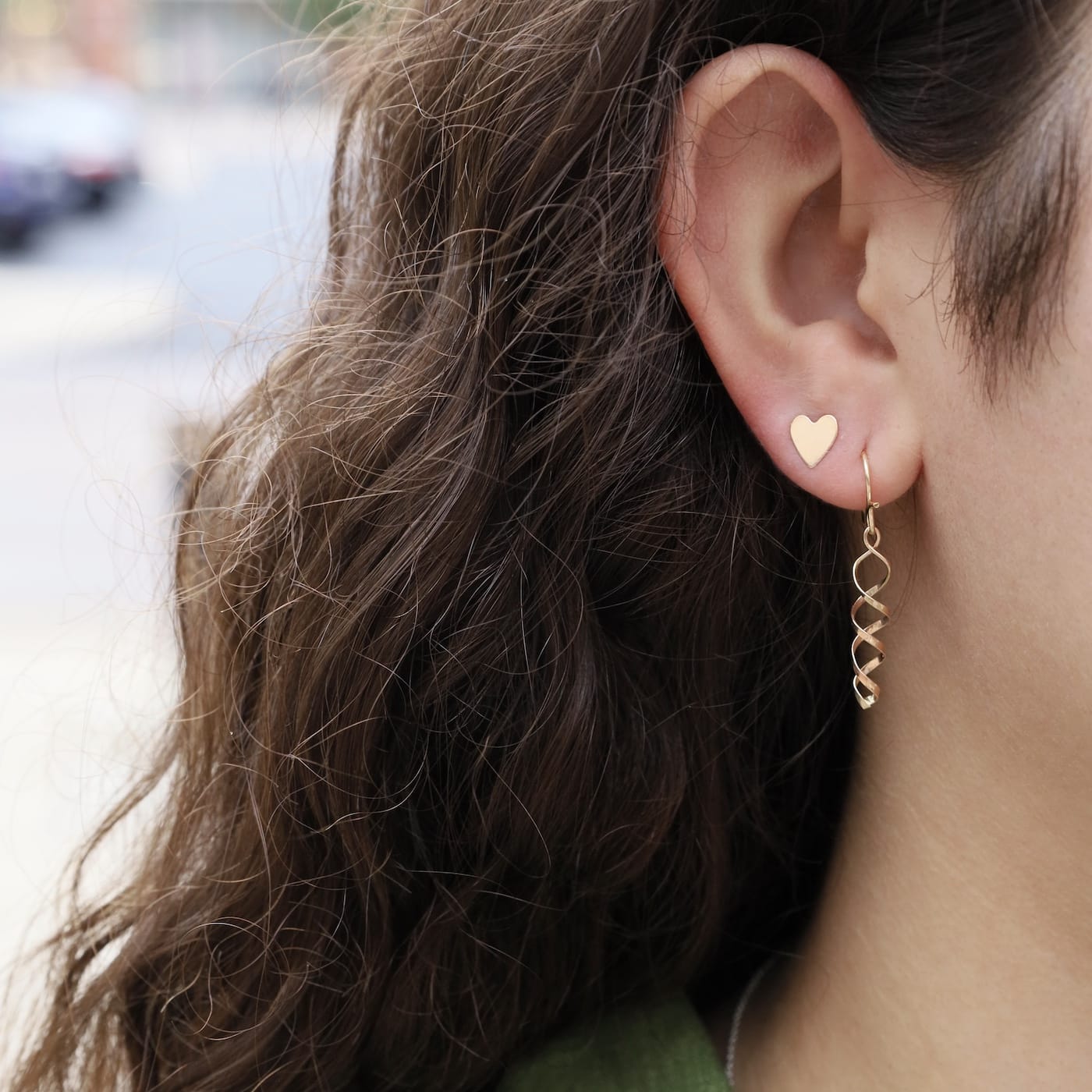 EAR-GF Gold Filled Corkscrew Mini Earrings