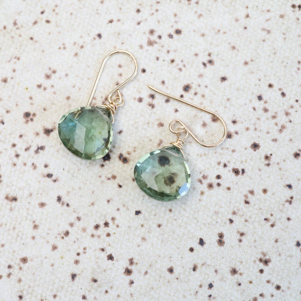 
                      
                        EAR-GF Gold Filled Green Amethyst Teardrop Earring
                      
                    