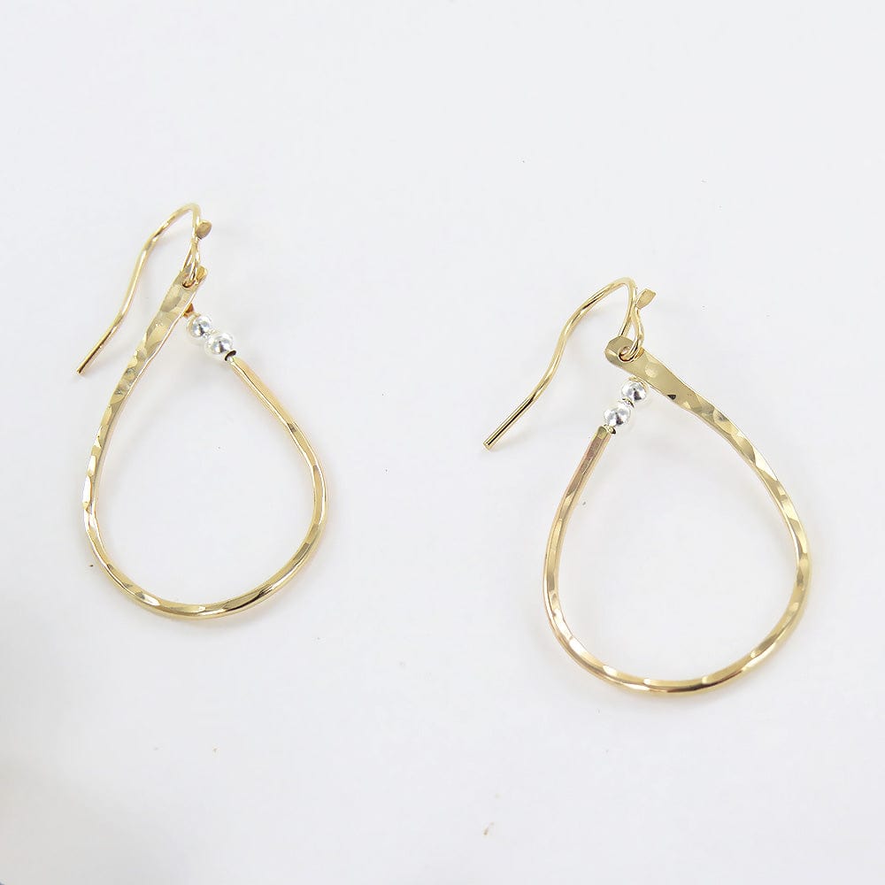 
                      
                        EAR-GF Gold Filled Hammered Teardrop
                      
                    