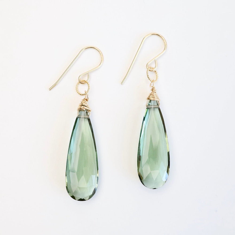 
                  
                    EAR-GF Gold Filled Long Green Amethyst Teardrop Earring
                  
                