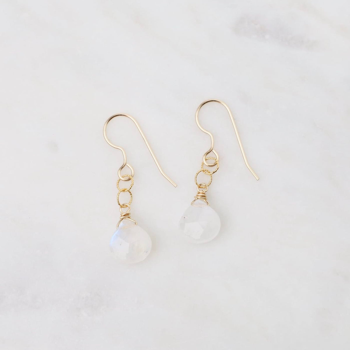 EAR-GF Gold Filled Moonstone Drops Earring