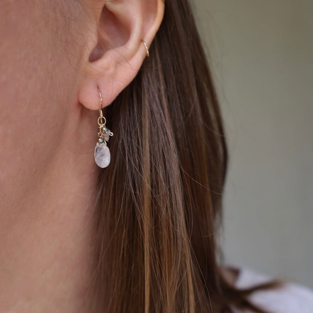 
                      
                        EAR-GF Gold Filled Moonstone Rondelle Cluster Earring
                      
                    