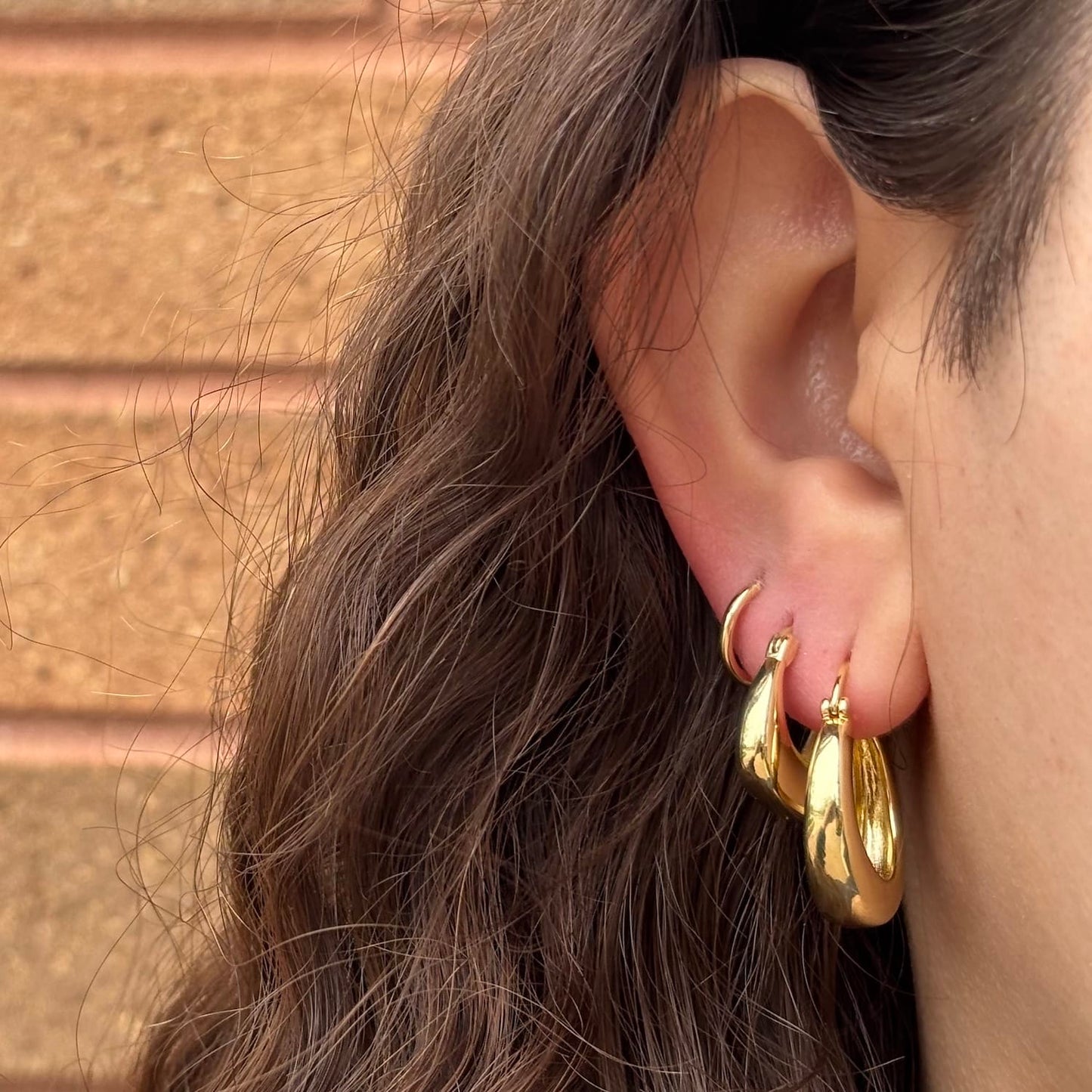 EAR-GF Gold Filled Shaina Hoops Earrings