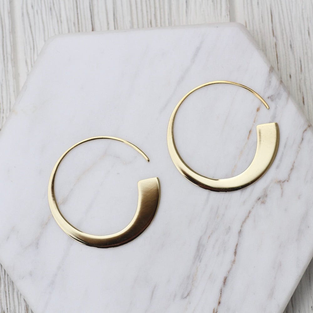 
                      
                        EAR-GF Gold Geometry Slim Hoop Earrings
                      
                    