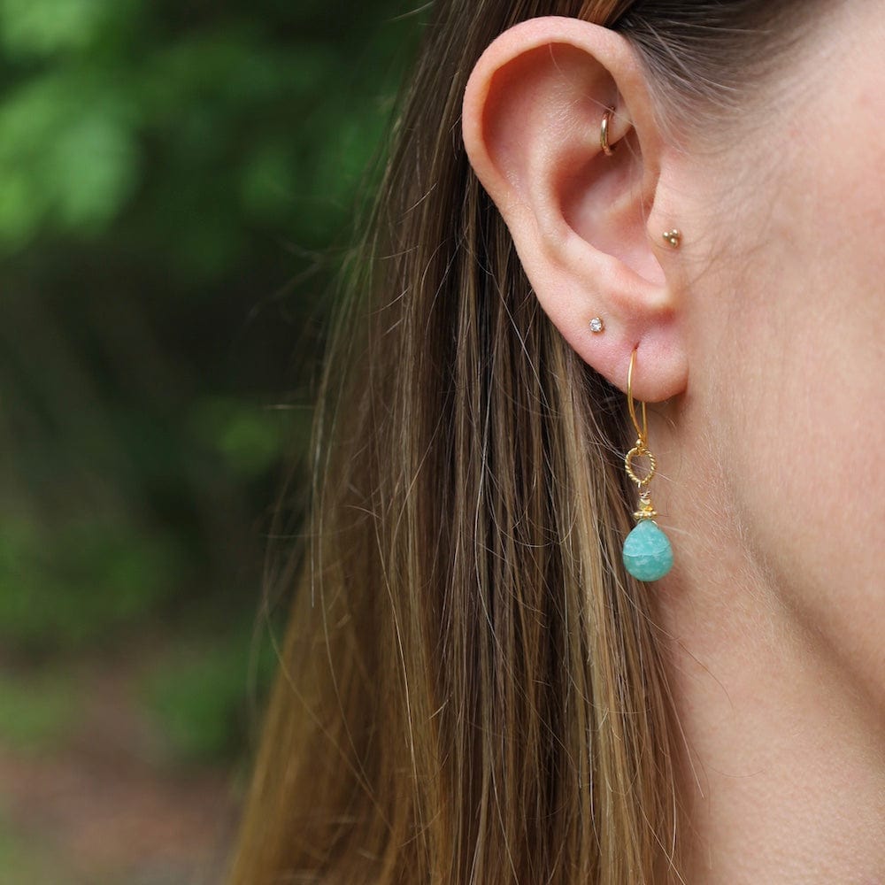 
                      
                        ear-gf Gold Rope Link Earrings with Amazonite
                      
                    