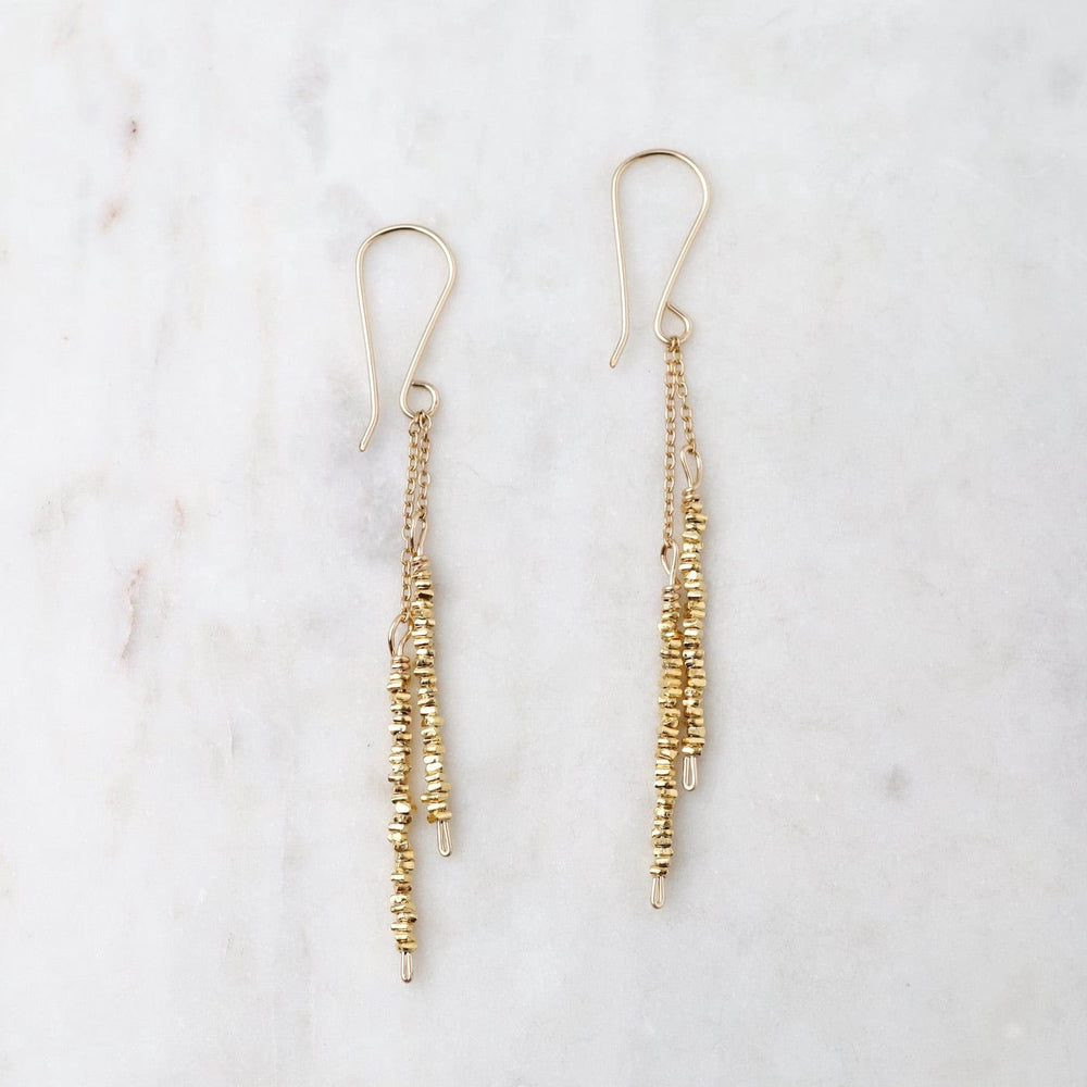 EAR-GF Gold Vermeil Dangling Sticks Earring