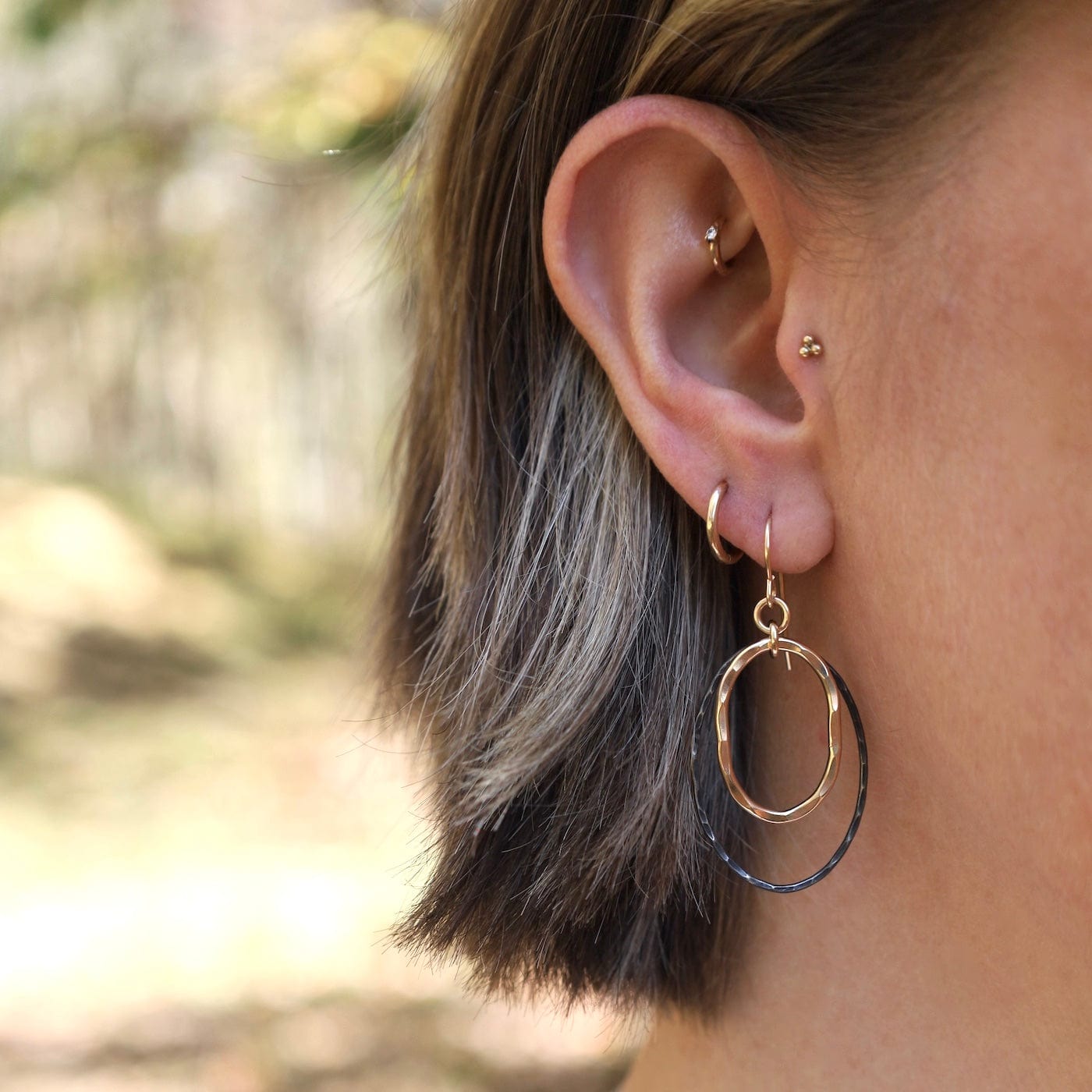 EAR-GF Golden Eclipse Earrings