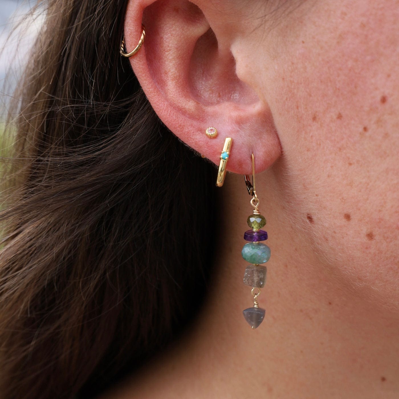 EAR-GF Golden Mystic Forest Earrings