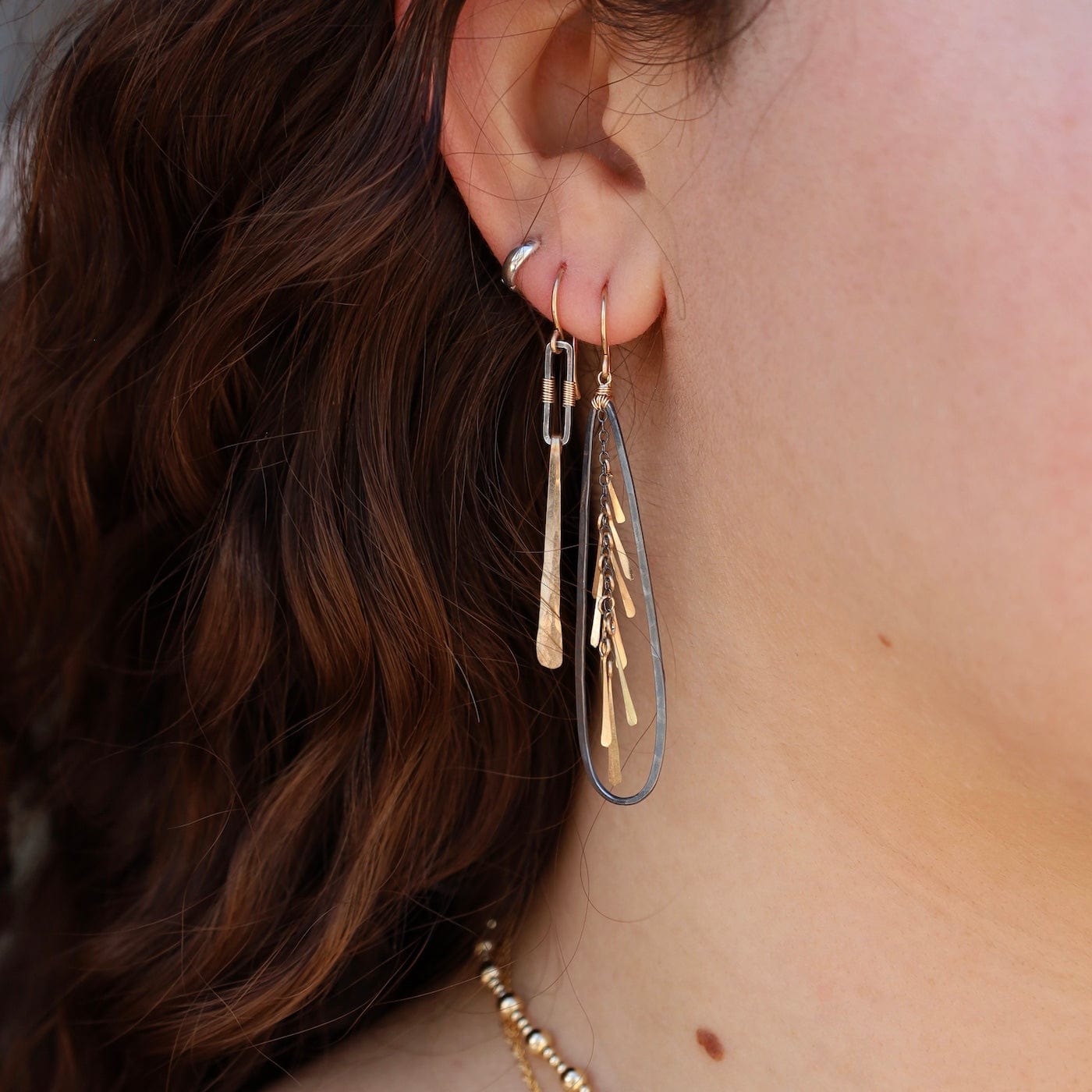 EAR-GF Golden Tab Earrings