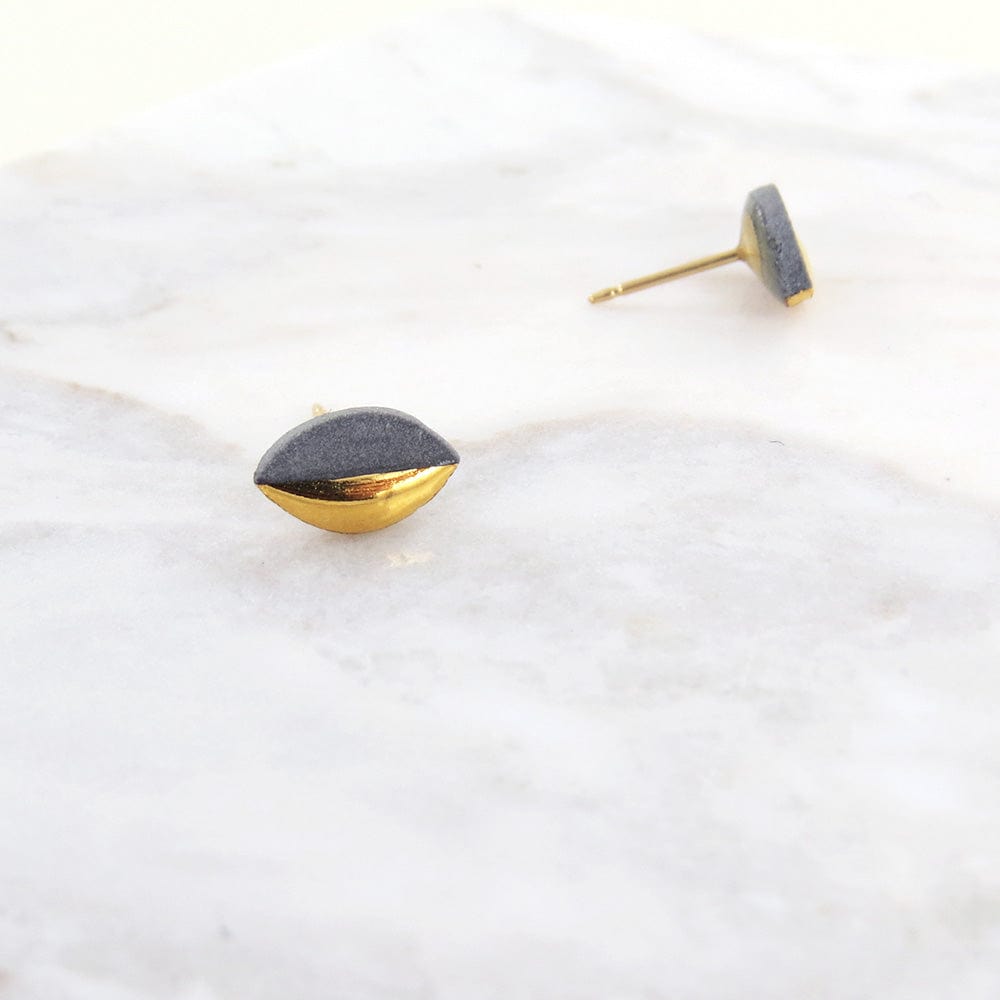 
                  
                    EAR-GF Grey Gold Dipped Marquise Studs
                  
                