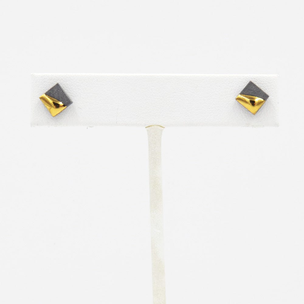 
                      
                        EAR-GF Grey Gold Dipped Square Studs
                      
                    