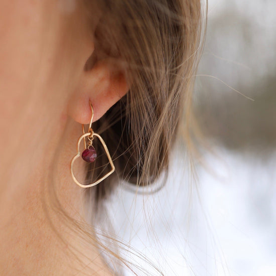 EAR-GF Heart of Gold Earrings