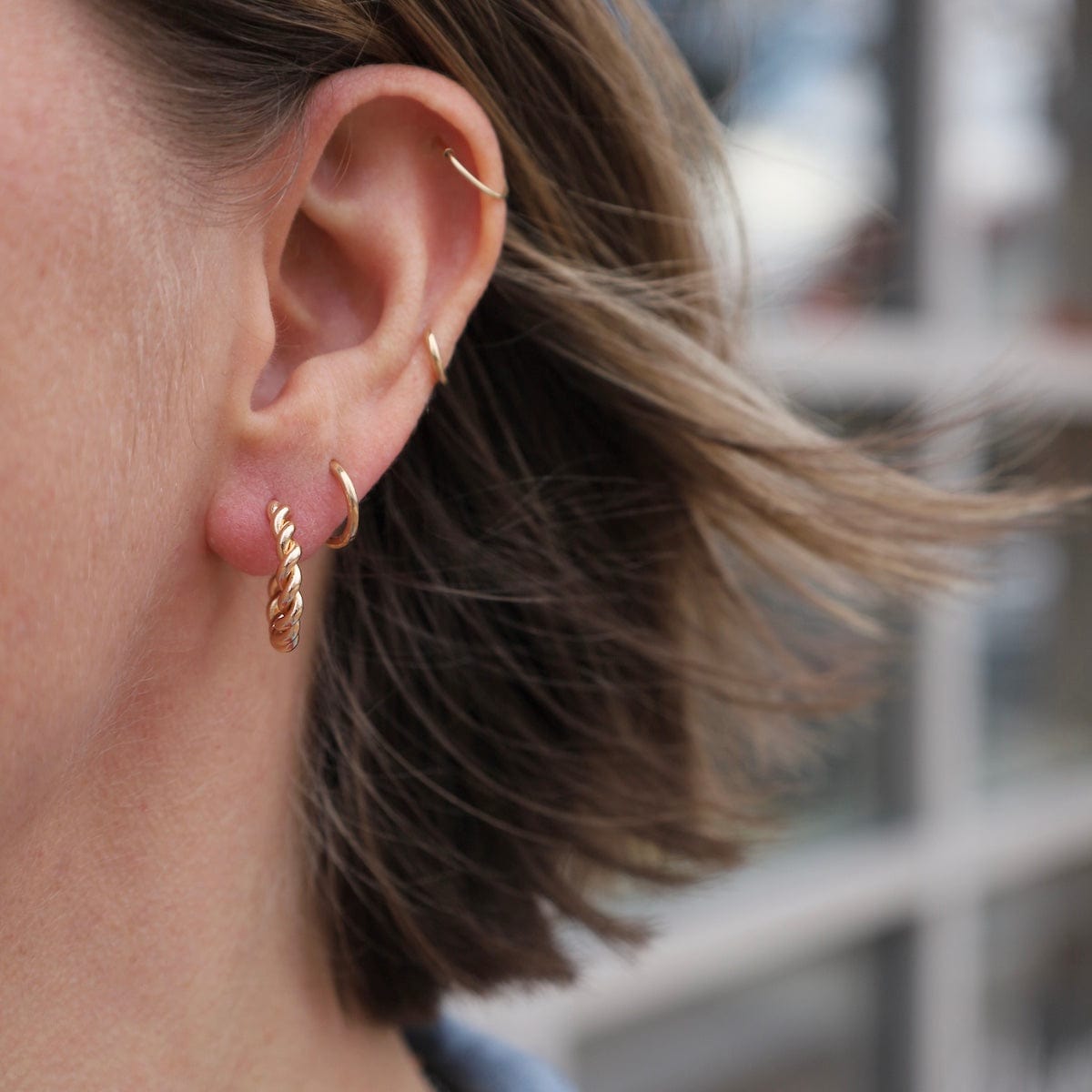 EAR-GF Julie Hoop Earrings