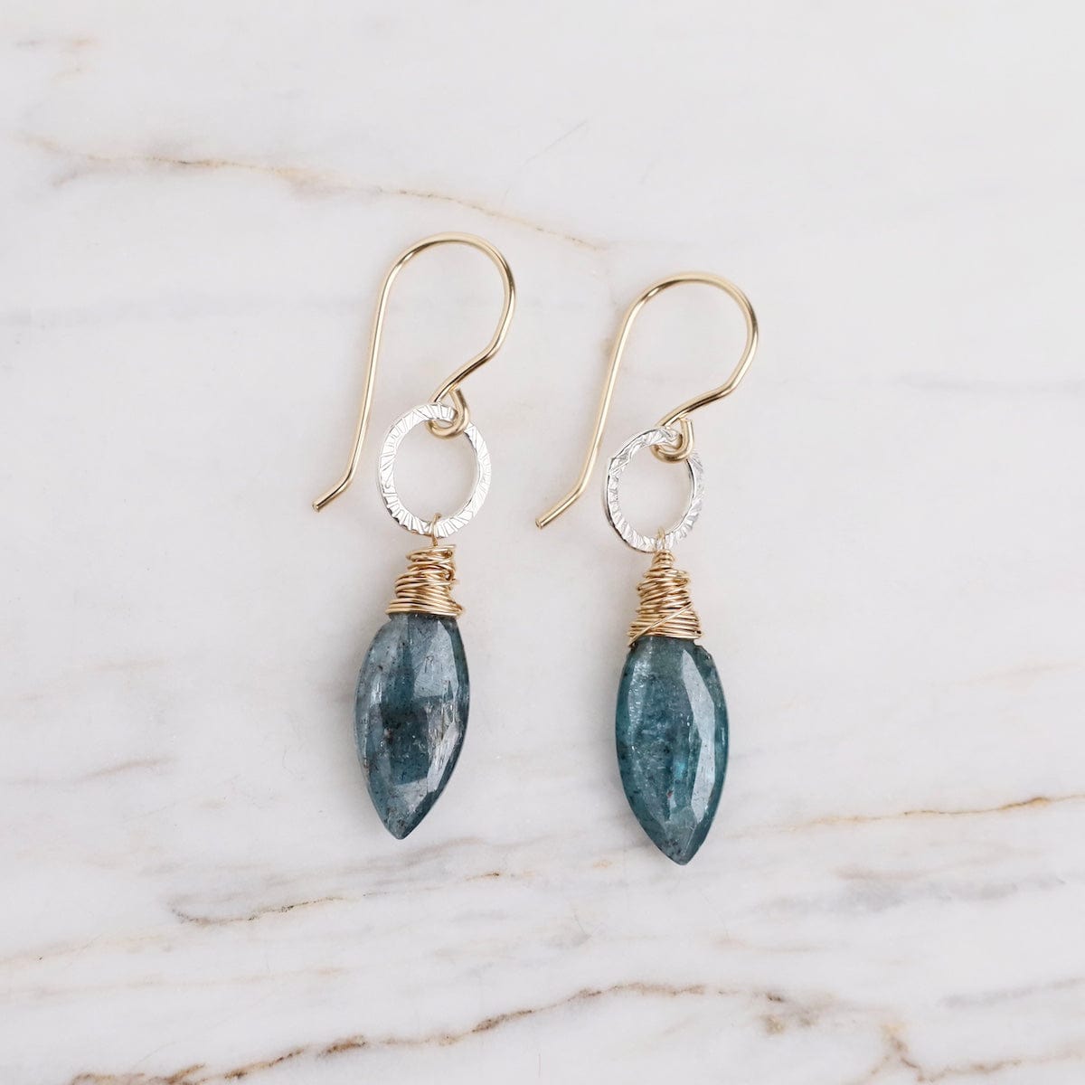 EAR-GF Kyanite Petal Earrings