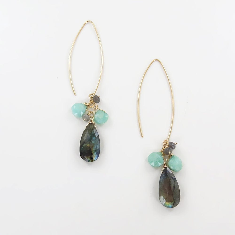 
                      
                        EAR-GF LABRADORITE MIX HOOK HOOP EARRING
                      
                    