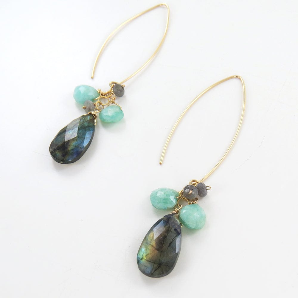 
                      
                        EAR-GF LABRADORITE MIX HOOK HOOP EARRING
                      
                    