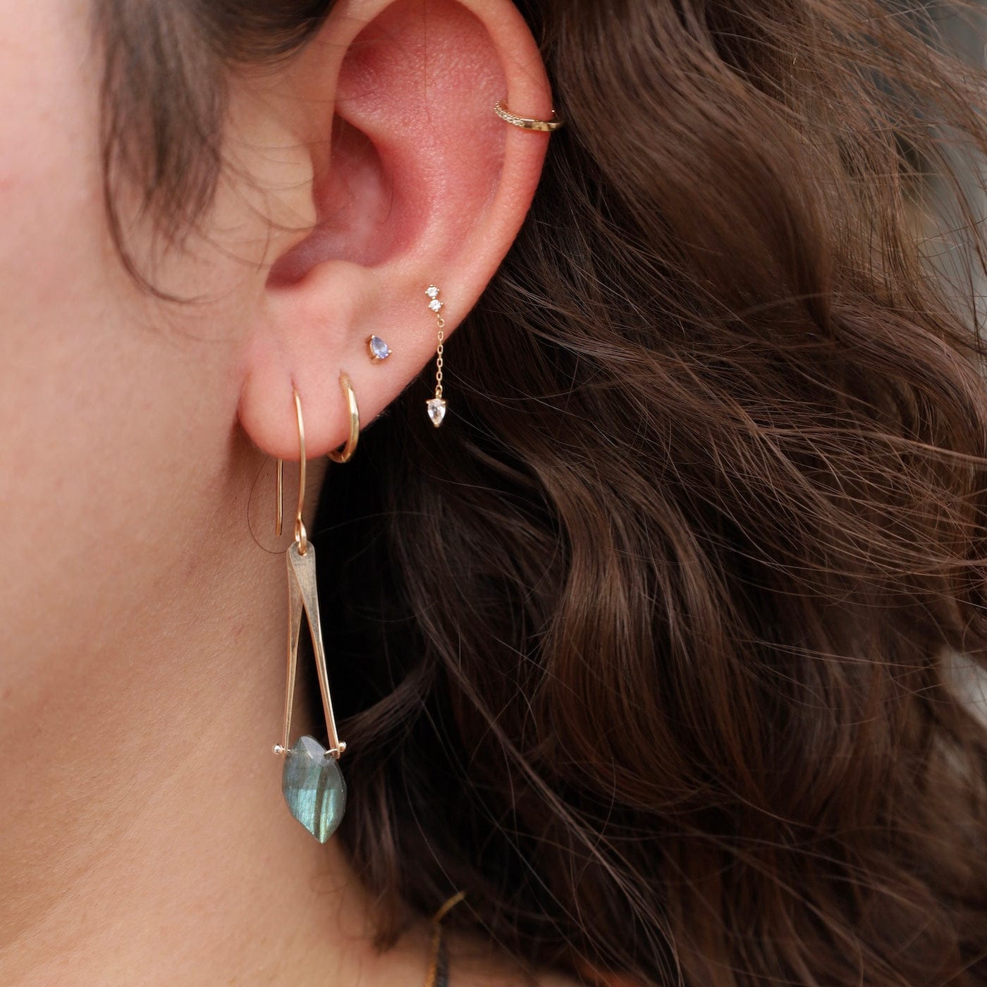 EAR-GF Labradorite Unity Earrings