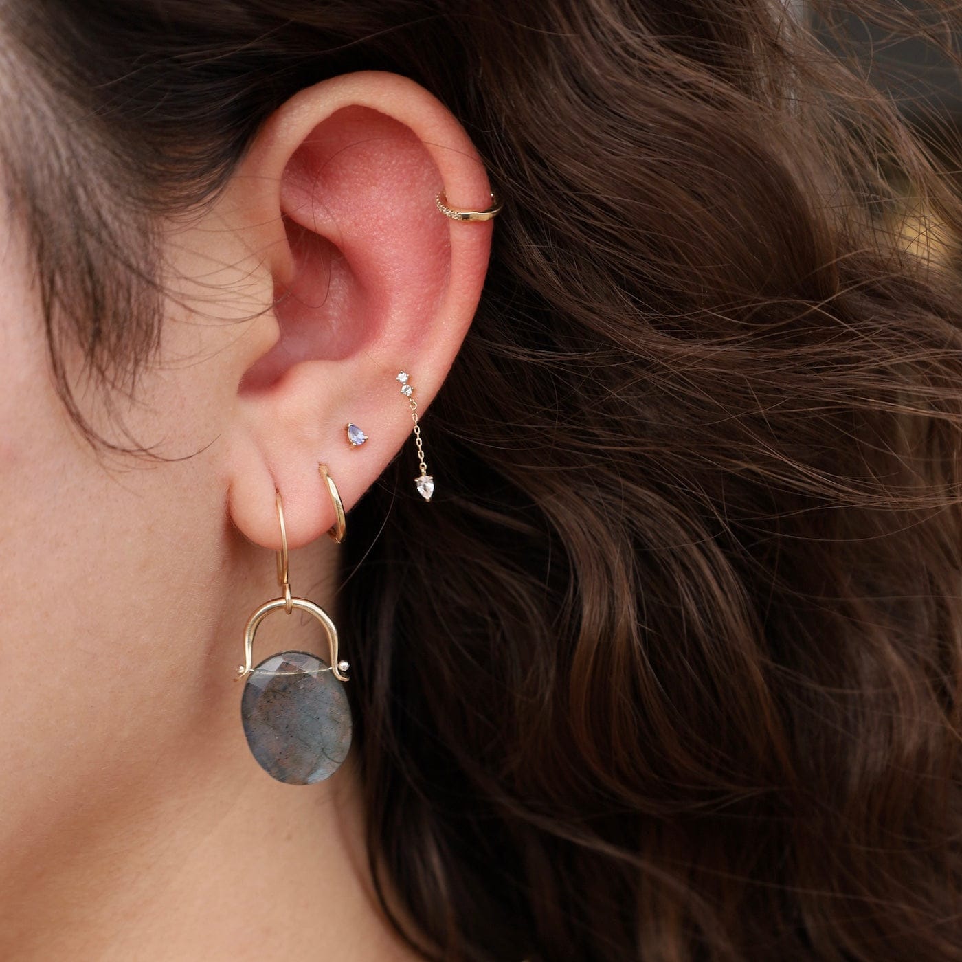 EAR-GF Labradorite Willow Signature Earrings
