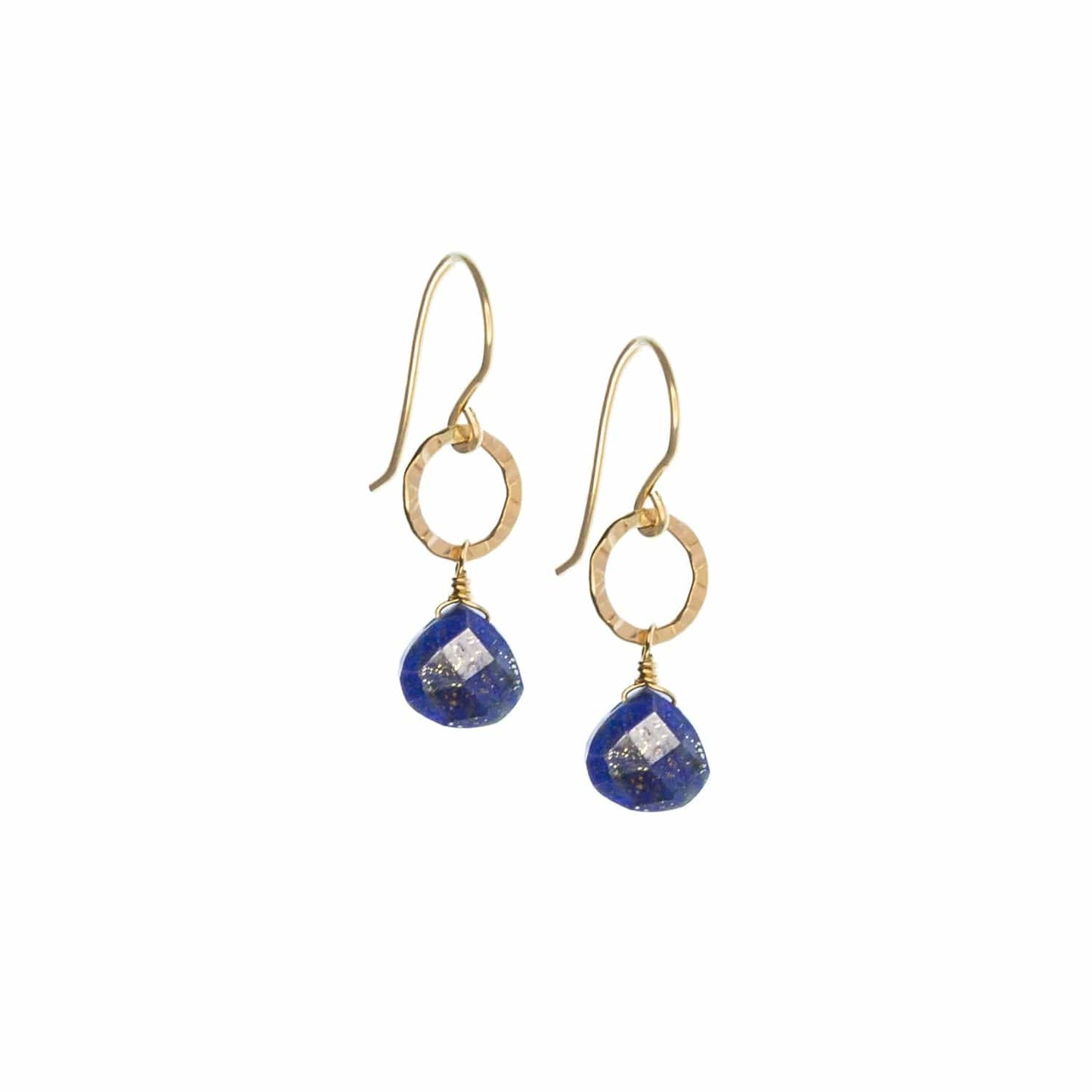EAR-GF Lapis Peace Earrings