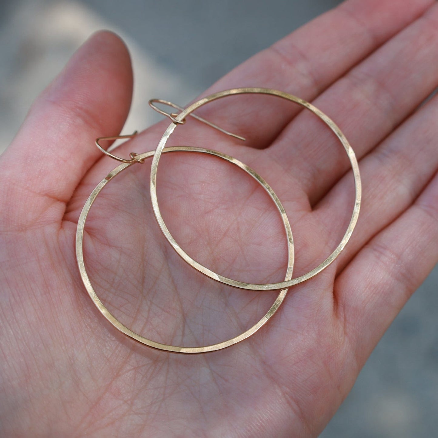 EAR-GF Large Gold Filled Hoop Earrings