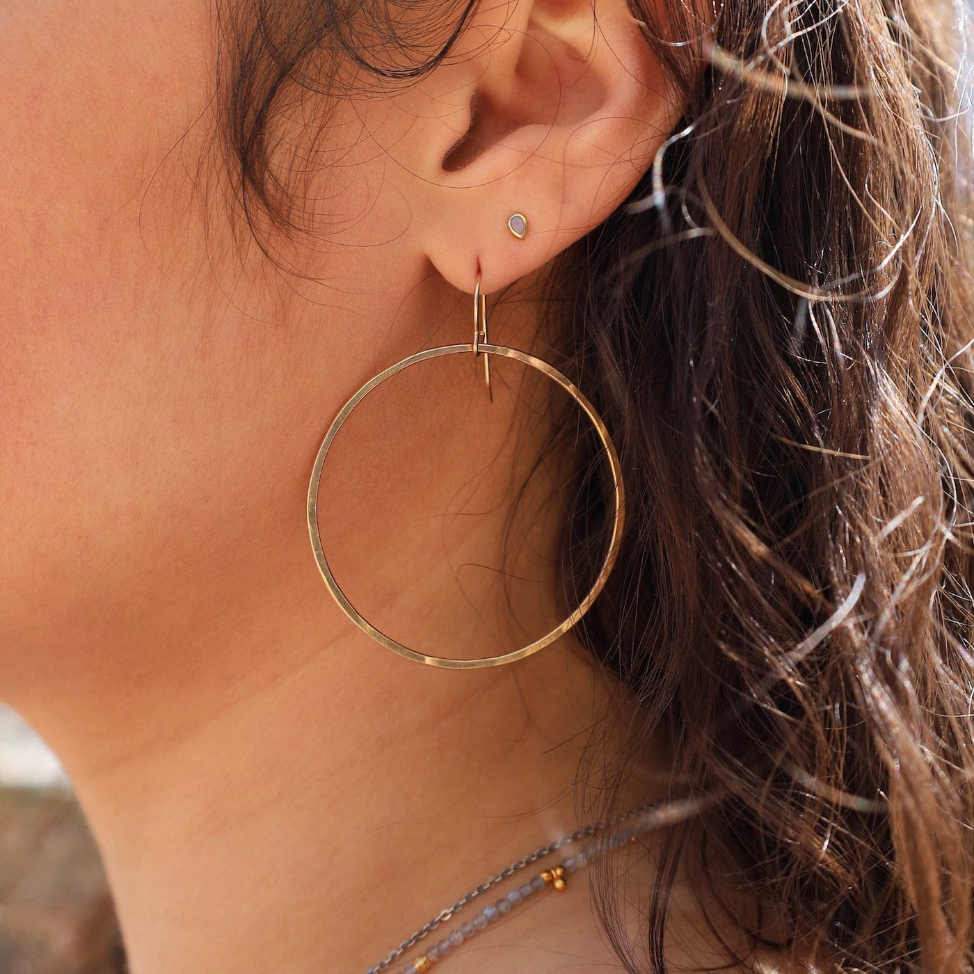 Chunky Large Hoop Earrings – Jennifer Miller Jewelry