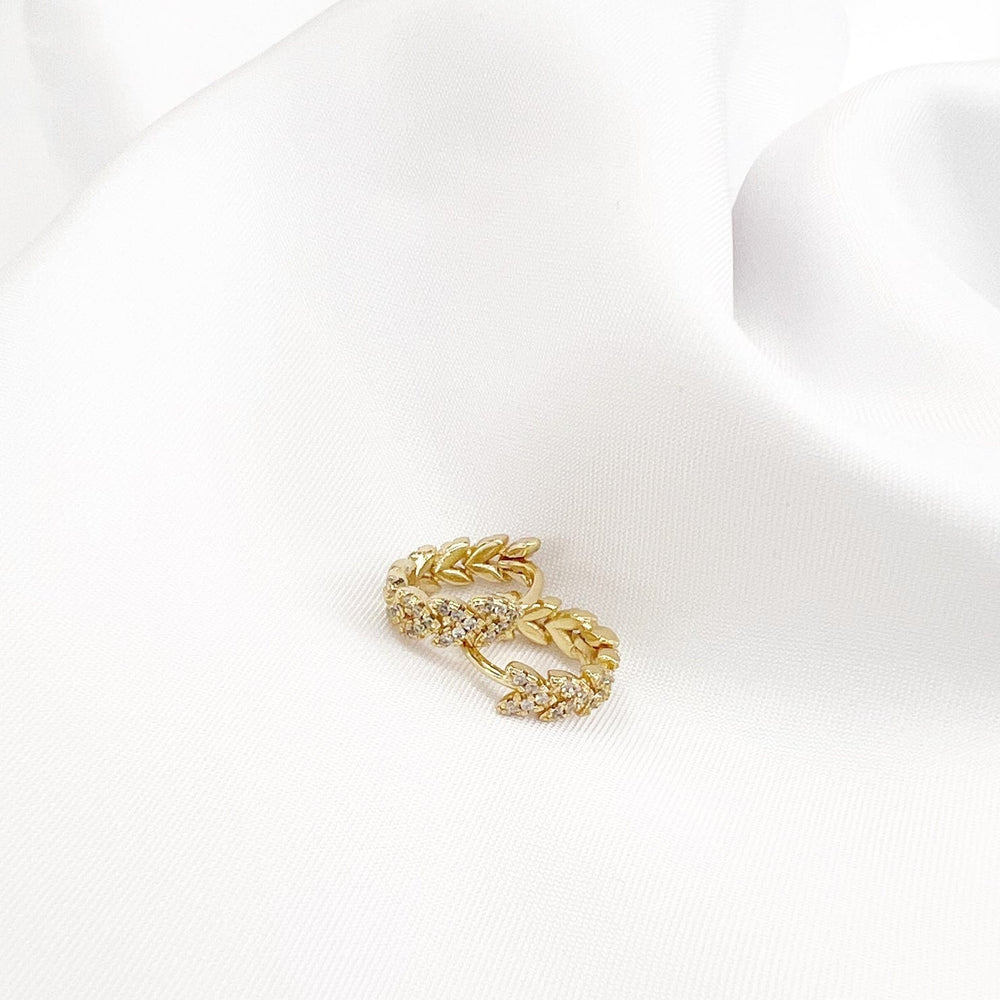 
                      
                        EAR-GF Laurel Pave Huggie Hoops Earrings Gold Filled
                      
                    