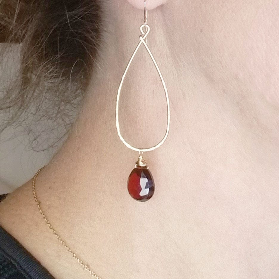 
                      
                        EAR-GF Long Garnet Drop Earring
                      
                    