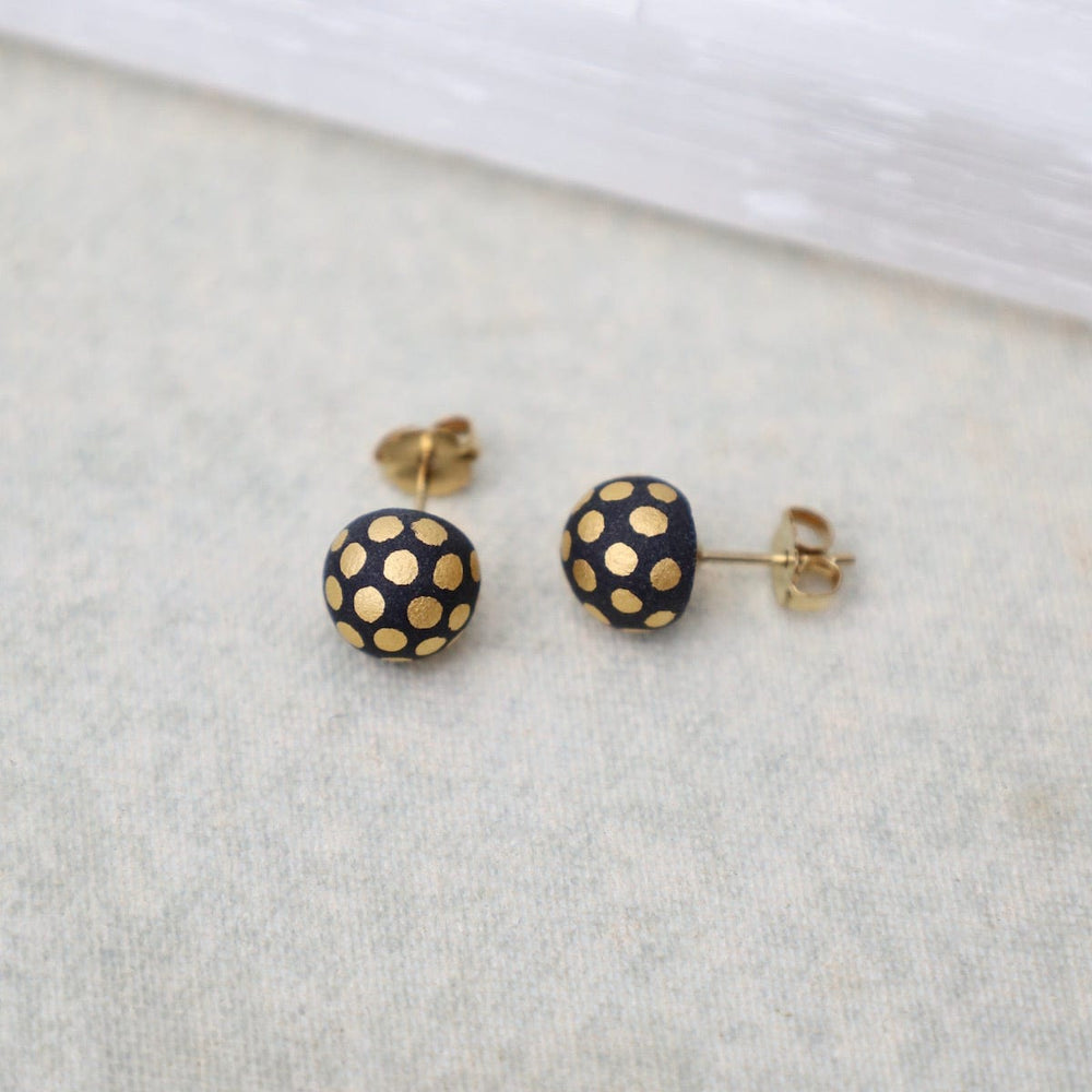 
                  
                    EAR-GF Matte Black Ladybug Studs
                  
                