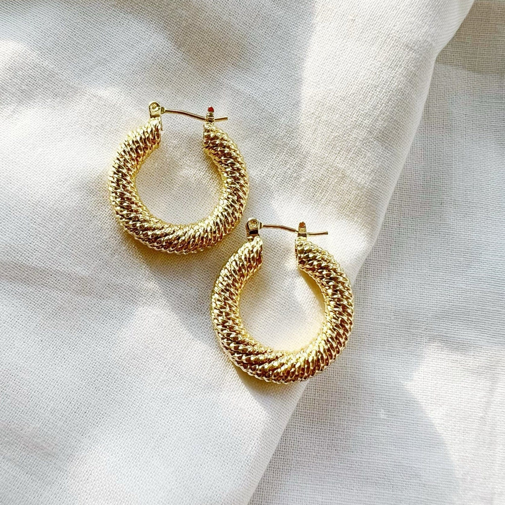 
                  
                    EAR-GF Montana Twist Hoops Earrings Gold Filled
                  
                